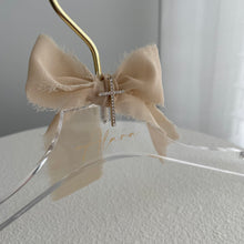 Load image into Gallery viewer, Frayed Chiffon Acrylic Coat Hanger