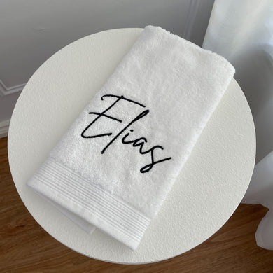 Hand Towel with Embroidery