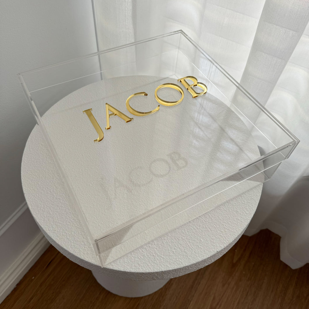 Small Clear Acrylic Gift Box
