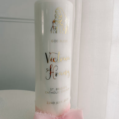 Icon Frayed Chiffon Candle