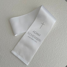 Load image into Gallery viewer, Single Sided Satin Baptism/Christening Stole