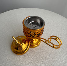 Load image into Gallery viewer, Gold Plated Incense Burner - with handle
