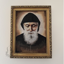 Load image into Gallery viewer, Saint Charbel Tapestry Picture Frame