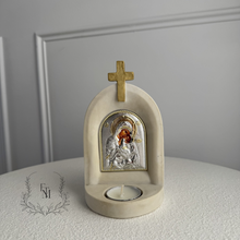 Load image into Gallery viewer, Theotokos Icon Prayer Altar – Mini Orthodox Shrine Decor