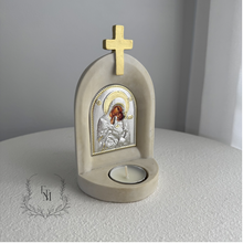 Load image into Gallery viewer, Theotokos Icon Prayer Altar – Mini Orthodox Shrine Decor