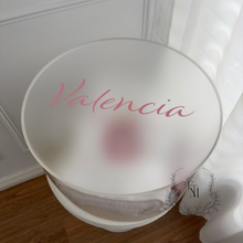 Load image into Gallery viewer, Round Frosted Lid Acrylic Gift Box