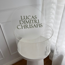 Load image into Gallery viewer, Round Frosted Lid Acrylic Gift Box