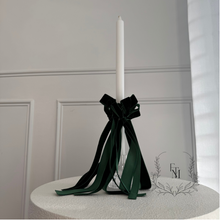 Load image into Gallery viewer, Deep Green Velvet - Easter Candle