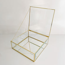Load image into Gallery viewer, Gold Trim Mirror Stefana Box