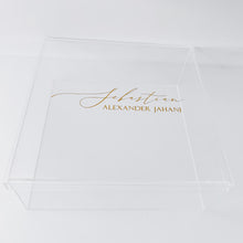 Load image into Gallery viewer, Large Clear Acrylic Gift Box