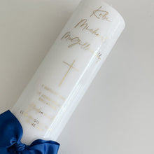 Load image into Gallery viewer, Christening Candle with Ribbon