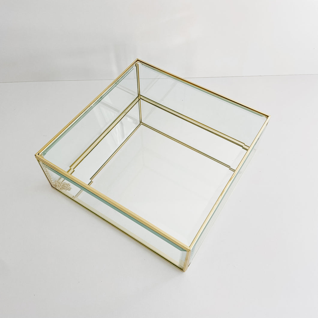 Gold Trim Mirror Stefana Box