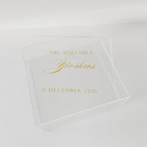 Acrylic Stefanothiki Box - Stefana Box