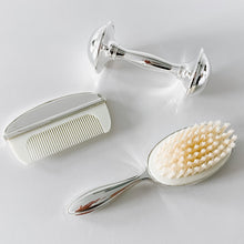 Load image into Gallery viewer, Silver Plated Baby Rattle