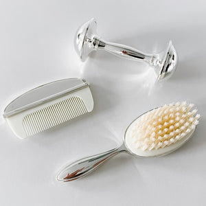 Silver Plated Baby Rattle