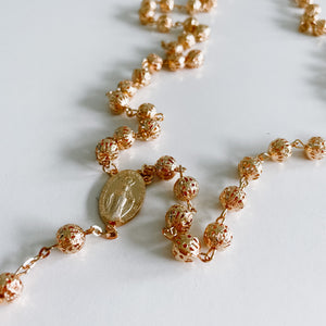 Rose-Gold Plated Rosary
