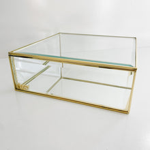 Load image into Gallery viewer, Gold Trim Mirror Stefana Box