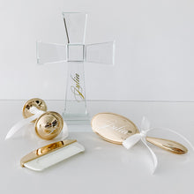 Load image into Gallery viewer, Silver Plated Brush &amp; Comb Set
