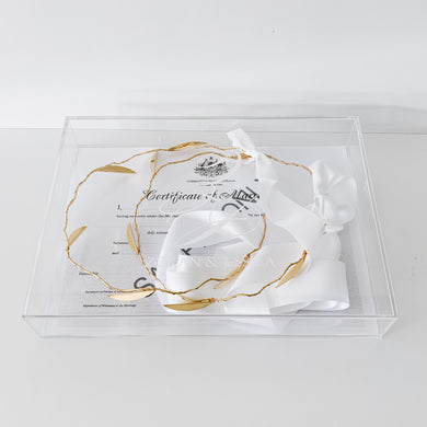 Rectangle Acrylic Stefanothiki Box