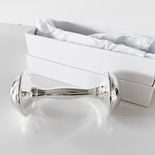 Load image into Gallery viewer, Silver Plated Baby Rattle