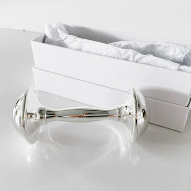 Silver Plated Baby Rattle