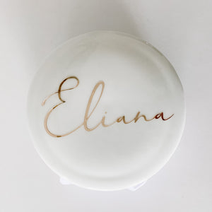 Large Round Trinket Box